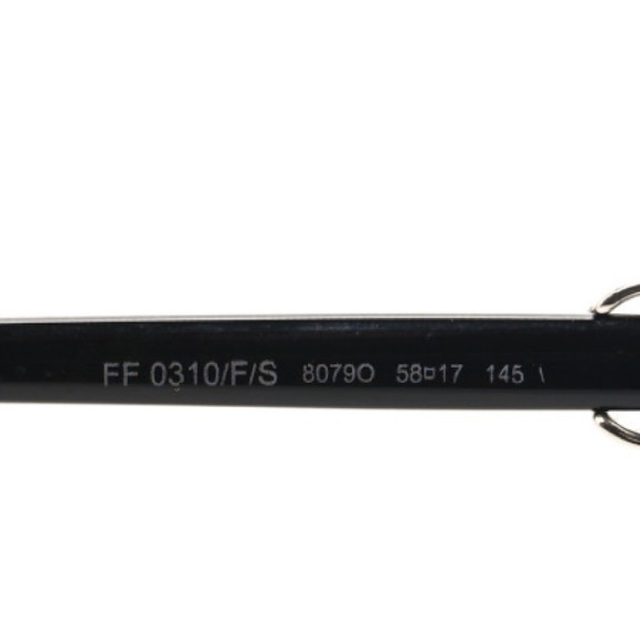 FENDI Acetate F Is Fendi FF Sunglasses FF 0310/F/S Black - Picture 6 of 13